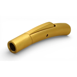 Zapięcie na zatrzask 3mm. Stal nierdzewna. Do rzemieni. Kolor ZŁOTY. IZ112