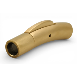 Zapięcie na zatrzask 4mm. Stal nierdzewna. Do rzemieni. Kolor ZŁOTY. Mat. IZ109