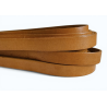 Rzemień rzemyk płaski skórzany naturalny 10x2mm TAN