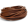 Rzemień 6mm okrągły naturalny JASNY VINTAGE