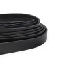 HURT Rzemień 20x4mm CZARNY 25m płaski licowy skóra