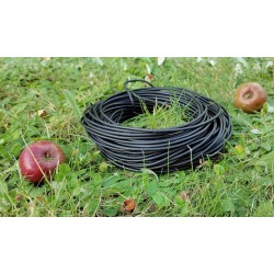 Rzemień skórzany 3mm okrągły CZARNY MATOWY