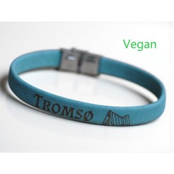 50 szt. bransoletek korkowych  z grawerem laserowym. Zapięcie w kolorze srebrnym. B06