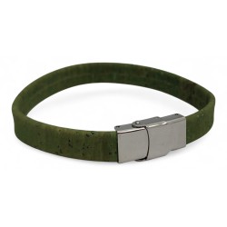 30 szt. bransoletek korkowych  z grawerem laserowym. Zapięcie w kolorze srebrnym. B07