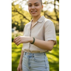 30 szt. bransoletek korkowych  z grawerem laserowym. Zapięcie w kolorze srebrnym. B07