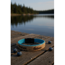 30 szt. bransoletek korkowych  z grawerem laserowym. Zapięcie w kolorze czarnym. B09