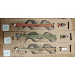 50 szt. bransoletek korkowych  z grawerem laserowym. Zapięcie w kolorze czarnym. B09