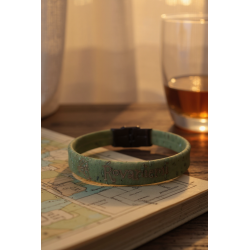 50 szt. bransoletek korkowych  z grawerem laserowym. Zapięcie w kolorze czarnym. B11